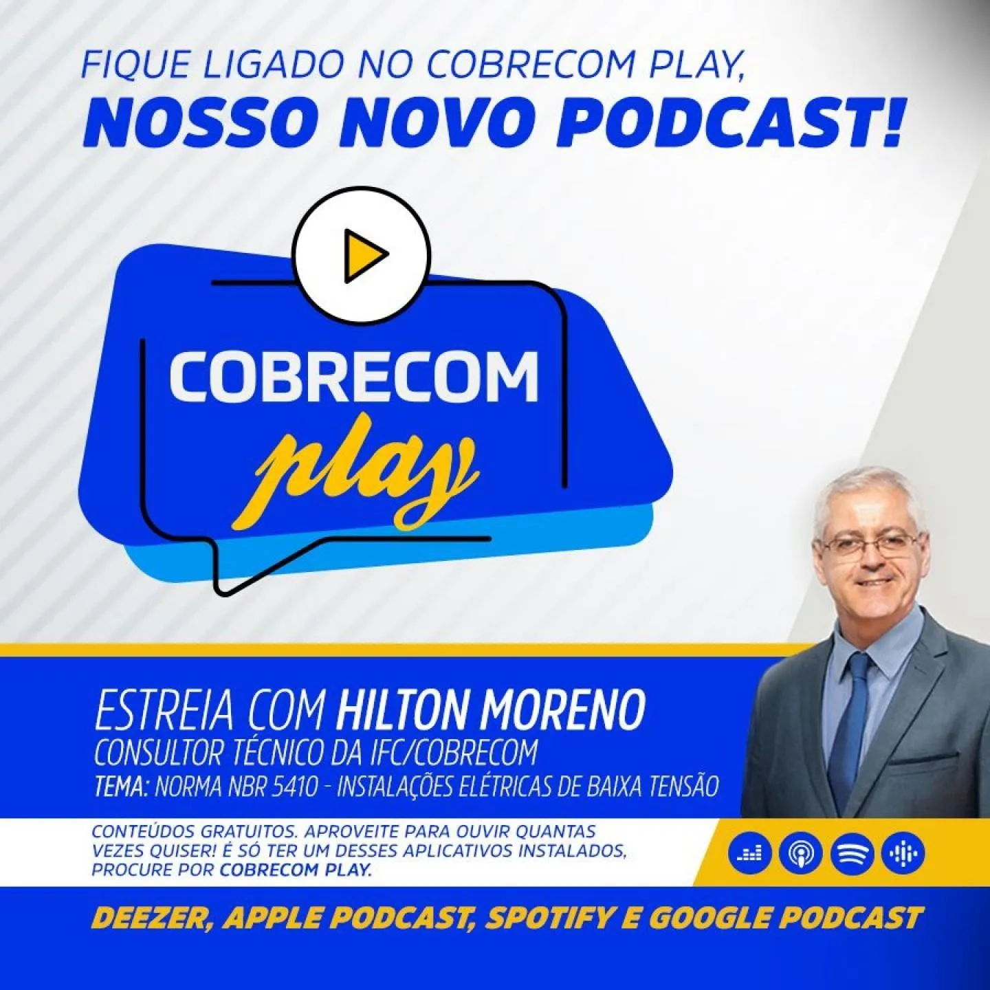 IFC/COBRECOM anuncia o lançamento de Podcasts | Cobrecom