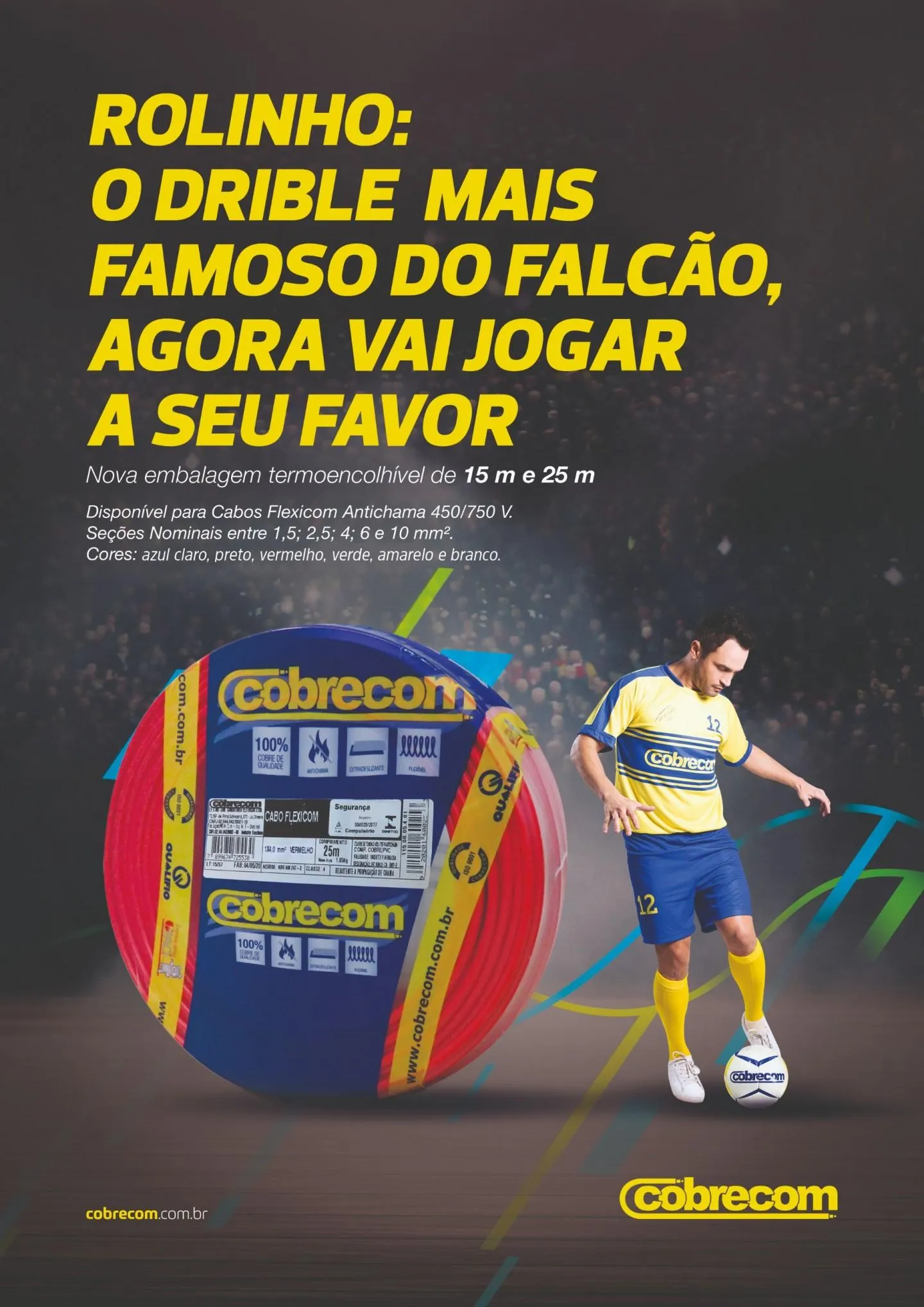 IFC/COBRECOM lança Rolinho com Cabo Flexicom Antichama 450/750 V | Cobrecom