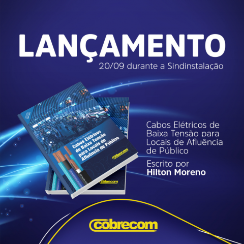 IFC/COBRECOM lança livro técnico sobre cabos não halogenados
