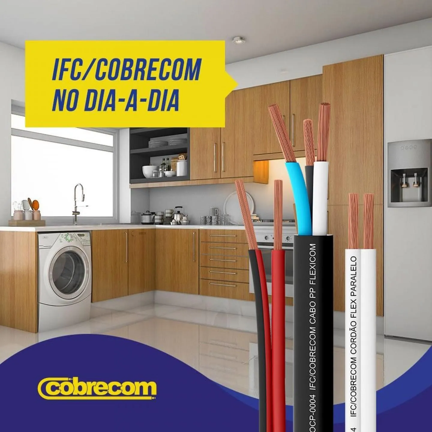 Todos os produtos da marca COBRECOM são reconhecidos pela segurança | Cobrecom
