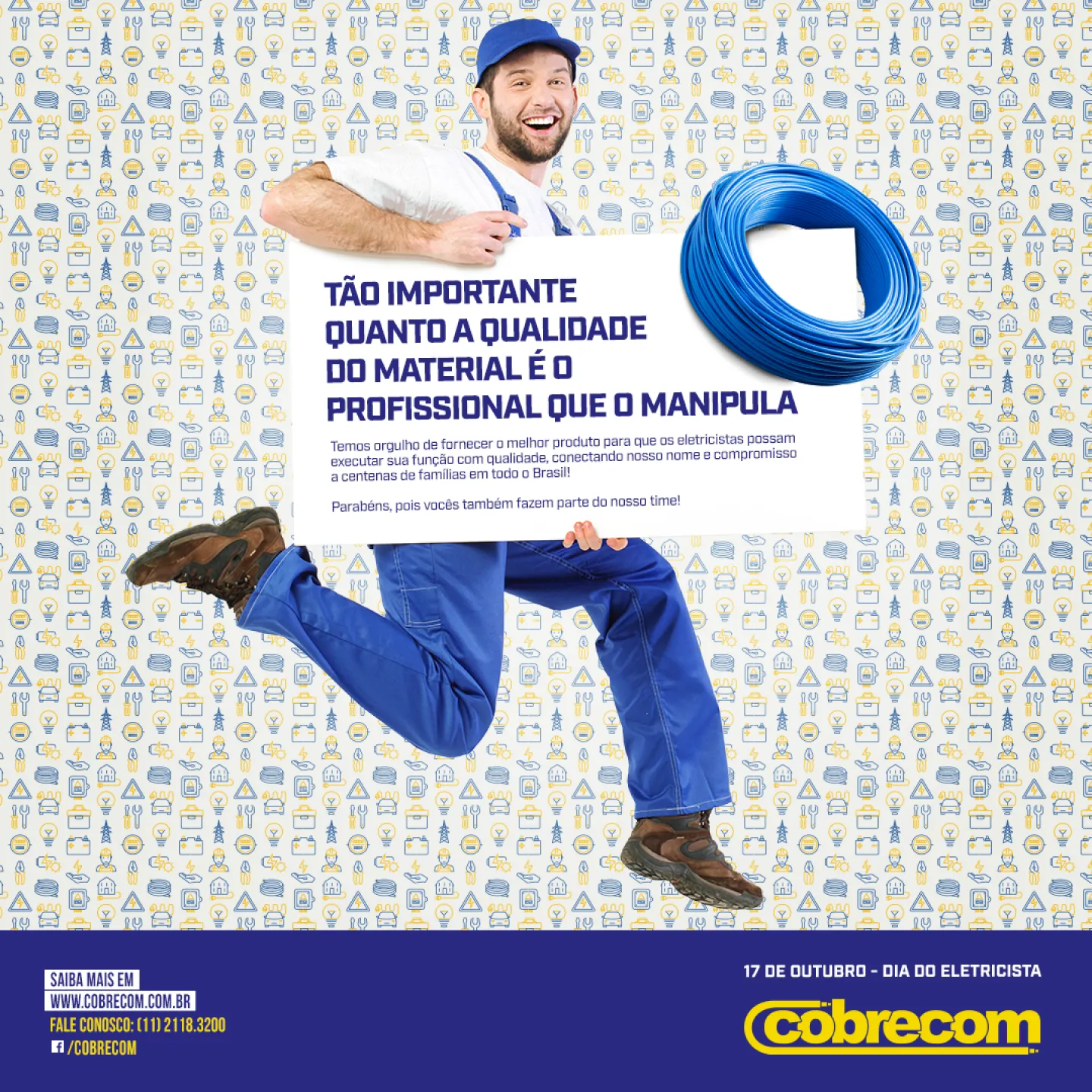 IFC/COBRECOM promove evento em comemoração ao mês do eletricista | Cobrecom