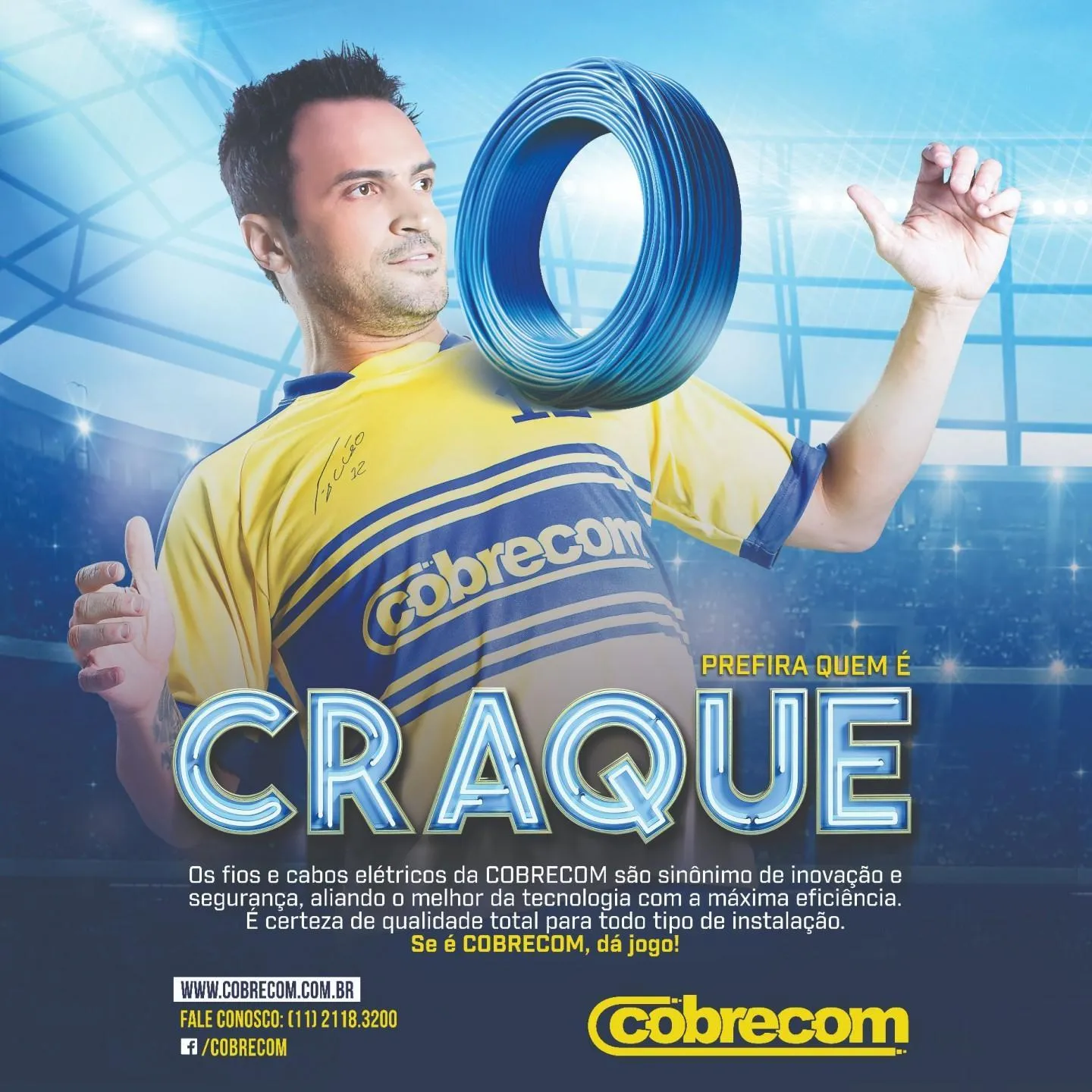 Campanha ‘Prefira quem é craque’ da IFC/COBRECOM com o Falcão | Cobrecom